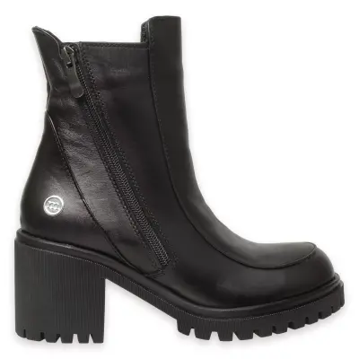 Mammamia D24Kb-1505 Günlük Topuklu Siyah Kadın Bot - 2