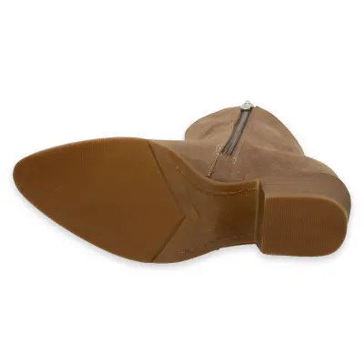 Mammamia D24Kb-1690 Kalin Topuklu Kahverengi Kadın Bot - 5