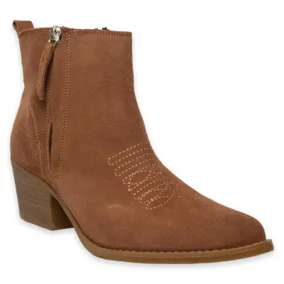 Mammamia D24Kb-1720 Günlük Topuklu Camel Kadın Bot - 1