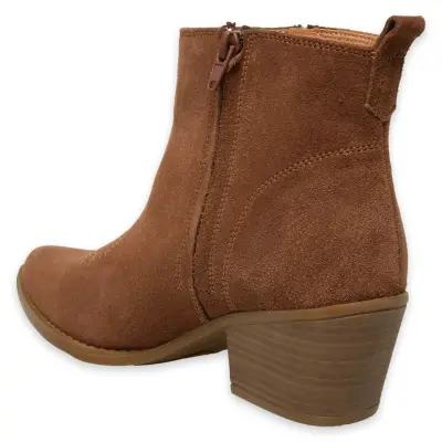 Mammamia D24Kb-1720 Günlük Topuklu Camel Kadın Bot - 4