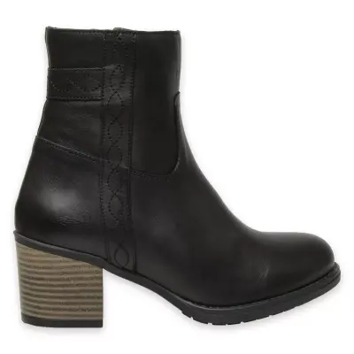 Mammamia D24Kb-4555 Topuklu Siyah Kadın Bot - Mammamia (1)