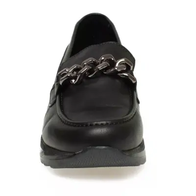Mammamia D24Ya-3075Z Dolgu Topuk Siyah Kadın Ayakkabı - 3