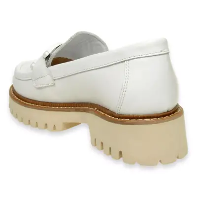 Mammamia D24Ya-3165Z Günlük Beyaz Kadın Ayakkabı - 4