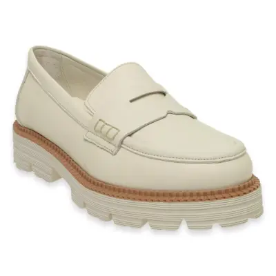 Mammamia D24Ya-3195Z Günlük Kırık Beyaz Kadın Ayakkabı 