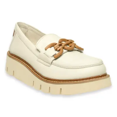Mammamia D24Ya-3205Z Günlük Kırık Beyaz Kadın Ayakkabı 