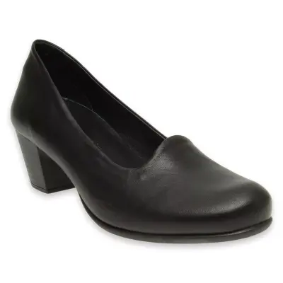 Mammamia D24Ya-3285Z Topuklu Siyah Kadın Ayakkabı - 1