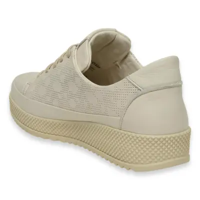 Mammamia D24Ya-3590Z Kırık Beyaz Kadın Spor Ayakkabı - 4