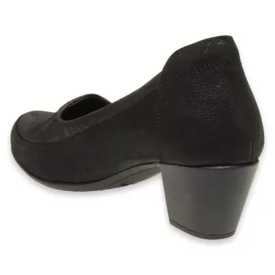 Mammamia D24Ya-3840Z Günlük Topuklu Siyah Kadın Ayakkabı - 4