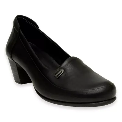 Mammamia D24Ya-3840Z Günlük Topuklu Siyah Kadın Ayakkabı - 1