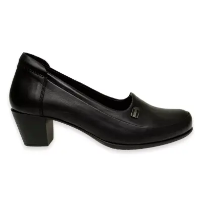 Mammamia D24Ya-3840Z Günlük Topuklu Siyah Kadın Ayakkabı - 2