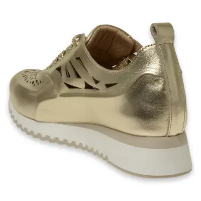 Mammamia D24Ya-7045Z Günlük Altın Kadın Ayakkabı - 4