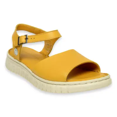 Mammamia D24Ys-1345Z Günlük Sarı Kadın Sandalet 