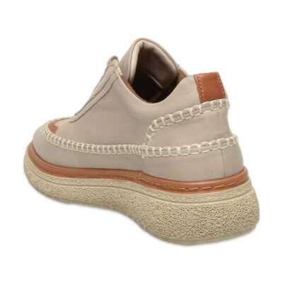 Mammamia D25Ka-115 Günlük Bej Kadın Ayakkabı - 4