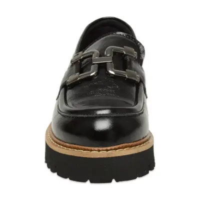 Mammamia D25Ka-3150 Günlük Siyah Rugan Kadın Ayakkabı - 3