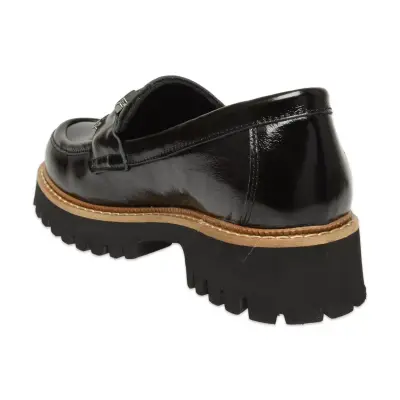 Mammamia D25Ka-3150 Günlük Siyah Rugan Kadın Ayakkabı - 4