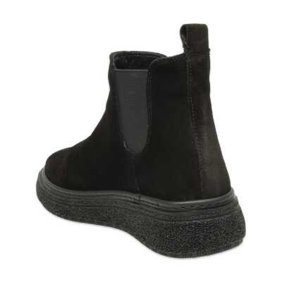 Mammamia D25Kb-1065 Günlük Siyah Kadın Bot - 4