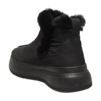 Mammamia D25Kb-1540 Günlük Siyah Kadın Bot - 4