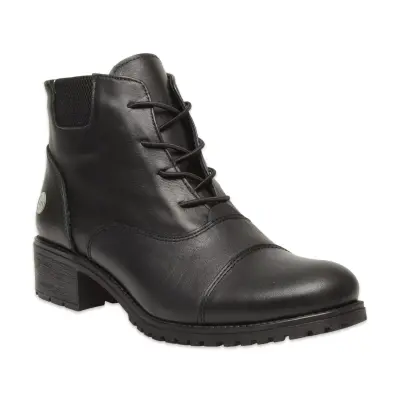 Mammamia D25Kb-1645 Günlük Topuklu Siyah Kadın Bot 