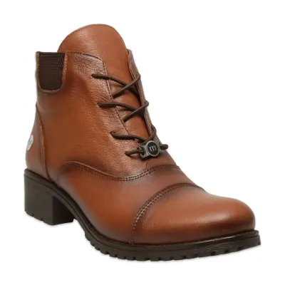 Mammamia D25Kb-1645 Günlük Topuklu Taba Kadın Bot - 1