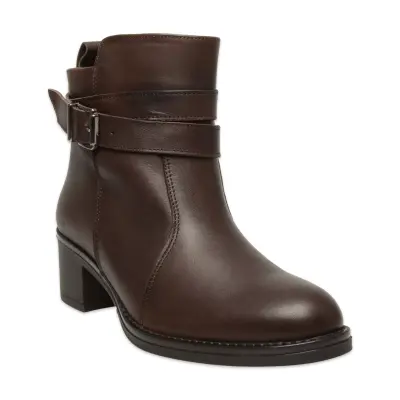 Mammamia D25Kb-1670 Günlük Topuklu Kahverengi Kadın Bot 