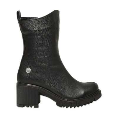 Mammamia D25Kb-1700 Günlük Topuklu Siyah Kadın Bot - Mammamia (1)