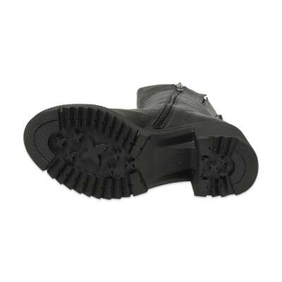 Mammamia D25Kb-1700 Günlük Topuklu Siyah Kadın Bot - 5