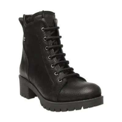 Mammamia D25Kb-4260 Günlük Topuklu Siyah Kadın Bot - 1