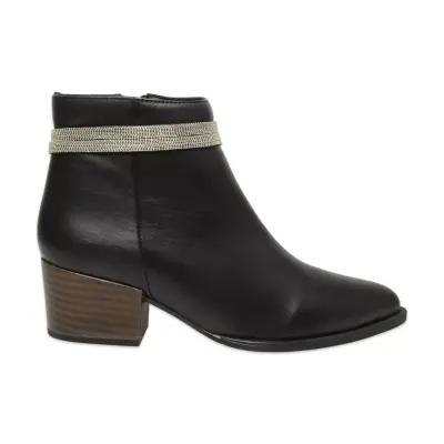 Mammamia D25Kb-4315 Günlük Topuklu Siyah Kadın Bot - Mammamia (1)