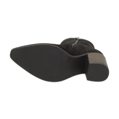 Mammamia D25Kb-4330 Günlük Topuklu Siyah Kadın Bot - 5