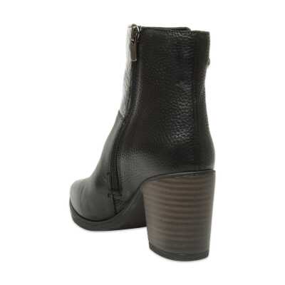 Mammamia D25Kb-4335 Günlük Topuklu Siyah Kadın Bot - 4
