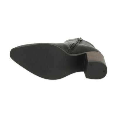 Mammamia D25Kb-4335 Günlük Topuklu Siyah Kadın Bot - 10