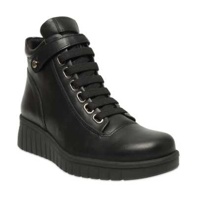 Mammamia D25Kb-4485 Günlük Siyah Kadın Bot - Mammamia