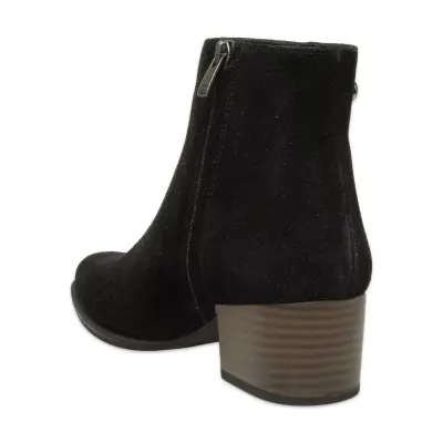 Mammamia D25Kb-4570 Günlük Topuklu Siyah Kadın Bot - 4
