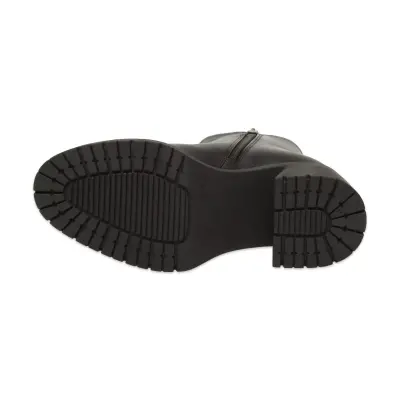 Mammamia D25Kb-8470 Günlük Topuklu Siyah Kadın Bot - 5