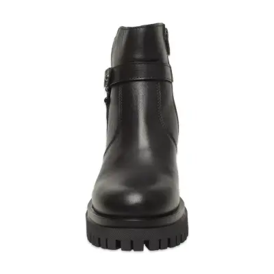 Mammamia D25Kb-8485 Günlük Topuklu Siyah Kadın Bot - 3