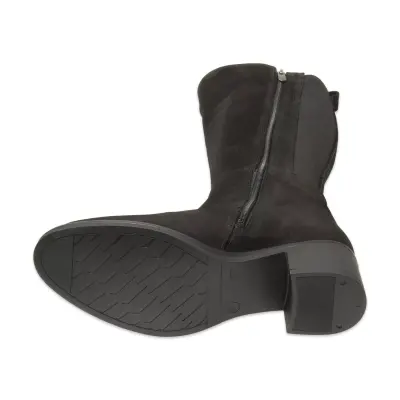Mammamia D25Kc-2300 Kalin Topuklu Günlük Siyah Kadın Çizme - 5