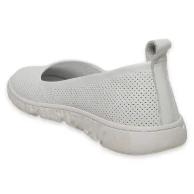 Mammamia D25Ya-105Z Günlük Beyaz Kadın Babet - 4