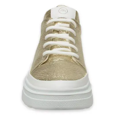 Mammamia D25Ya-3255 Günlük Sneakers Altın Kadın Spor Ayakkabı - 3