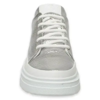 Mammamia D25Ya-3255 Günlük Sneakers Gümüş Kadın Spor Ayakkabı - 3