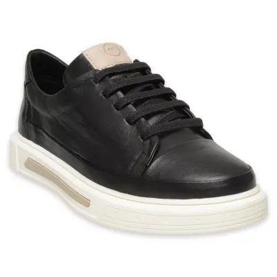 Mammamia D25Ya-3525 Günlük Sneakers Siyah Kadın Spor Ayakkabı 