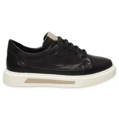 Mammamia D25Ya-3525 Günlük Sneakers Siyah Kadın Spor Ayakkabı - 2