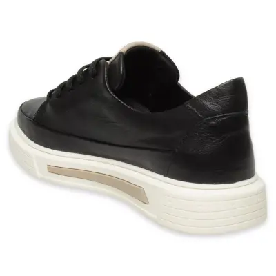 Mammamia D25Ya-3525 Günlük Sneakers Siyah Kadın Spor Ayakkabı - 4