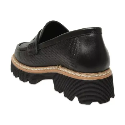 Mammamia D25Ya-3680Z Günlük Siyah Kadın Ayakkabı - 4