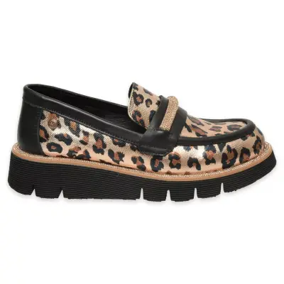 Mammamia D25Ya-3740Z Günlük Leopar Kadın Ayakkabı - Mammamia (1)