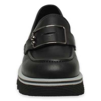 Mammamia D25Ya-3760Z Günlük Siyah Kadın Ayakkabı - 3