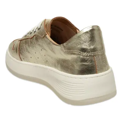 Mammamia D25Ya-435 Günlük Sneaker Altın Kadın Spor Ayakkabı - 4