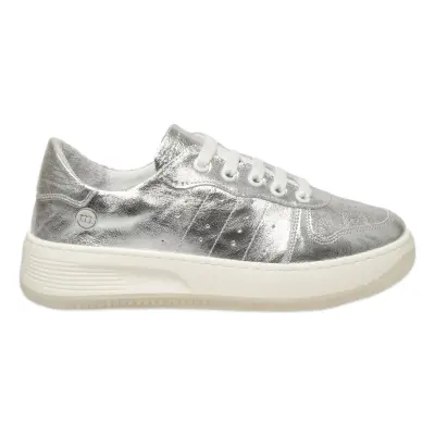 Mammamia D25Ya-435 Günlük Sneaker Gümüş Kadın Spor Ayakkabı - 2