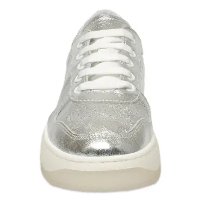 Mammamia D25Ya-435 Günlük Sneaker Gümüş Kadın Spor Ayakkabı - 3