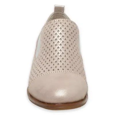 Mammamia D25Ya-7150 Günlük Kalin Topuklu Vizon Kadın Ayakkabı - 3