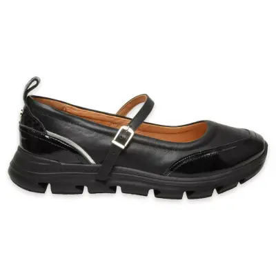 Mammamia D25Ya-750Z Günlük Siyah Kadın Babet - Mammamia (1)